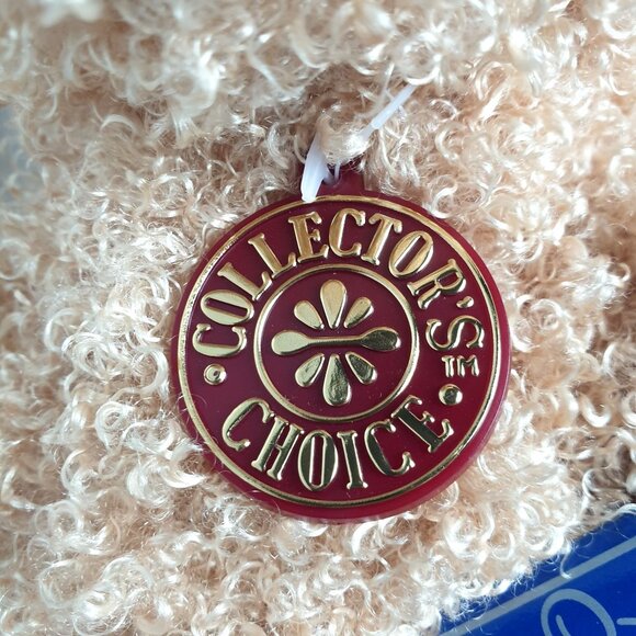 Dan Dee Teddy Bear 13.5" Beige Curly Collectors Choice Plush Teddy Bear NEW - Picture 6 of 9